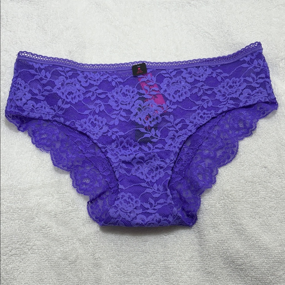{BNWT} La SENZA Vibrant Purple Lace Hipster Panties.
